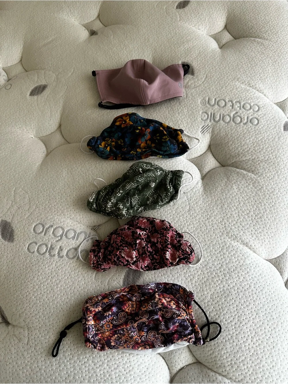 Anthropologie and Lululemon Reusable Women's Face Mask Bundle - Floral Options